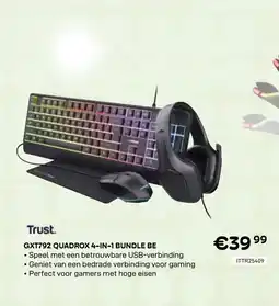 CompuDeals Trust gxt792 quadrox 4-in-1 bundle be aanbieding