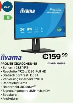 CompuDeals Iiyama prolite xb2492hsu-b1 aanbieding