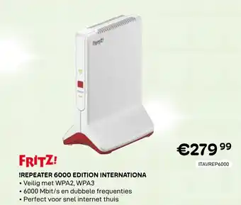 CompuDeals Fritz! !repeater 6000 edition internationa aanbieding