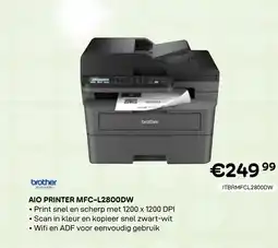 CompuDeals Brother aio printer mfc-l2800dw aanbieding