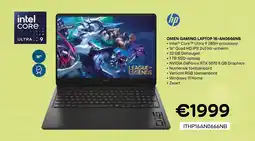 CompuDeals Hp omen gaming laptop 16-an0666nb aanbieding