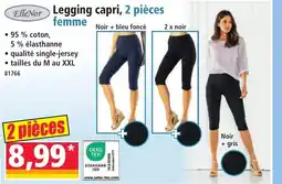 Norma ElleNor Legging capri, 2 pièces femme aanbieding