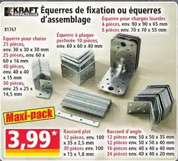 Norma Kraft werkzeuge équerres de fixation ou équerres d'assemblage aanbieding