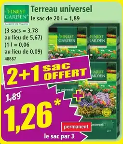 Norma Finest garden Terreau universel aanbieding