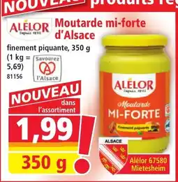 Norma Alelor Moutarde mi-forte d'Alsace aanbieding