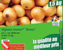 Norma Oignons Jaunes Bonus aanbieding