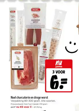 Jumbo Noel charcuterie en droge worst aanbieding