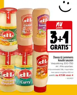 Jumbo Devos & Lemmens koude sauzen aanbieding