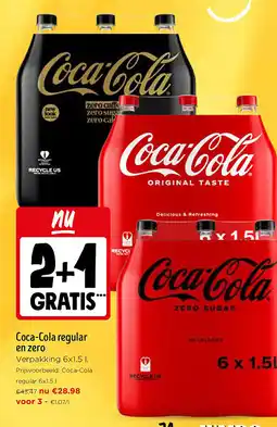 Jumbo Coca-Cola regular en zero aanbieding