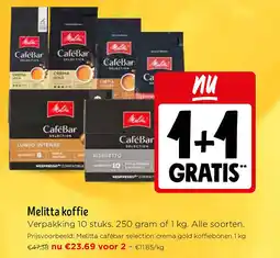 Jumbo Melitta koffie aanbieding