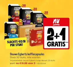 Jumbo Douwe Egberts koffiecapsules aanbieding
