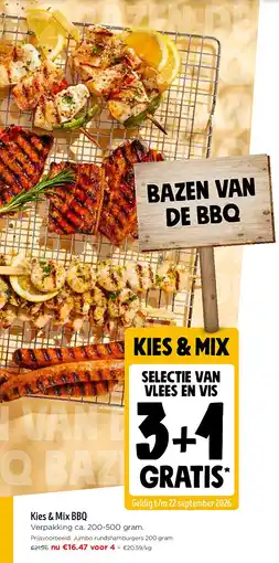 Jumbo Kies & Mix BBQ aanbieding