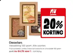 Jumbo Chocoo bars aanbieding