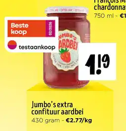 Jumbo Jumbo's extra confituur aardbei aanbieding