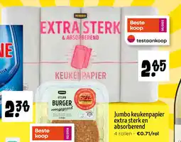 Jumbo Jumbo keukenpapier extra sterk en absorberend aanbieding
