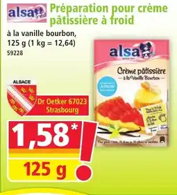 Norma alsa Préparation pour crème pâtissière à froid aanbieding