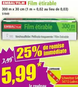 Norma Embal film film étirable aanbieding