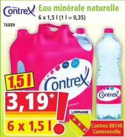 Norma Contrex Eau minérale naturelle aanbieding