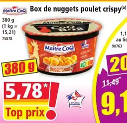 Norma Maitre coq box de nuggets poulet crispy aanbieding