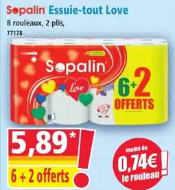 Norma Sopalin Essuie-tout Love aanbieding