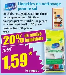 Norma Lingettes de nettoyage pour le sol aanbieding