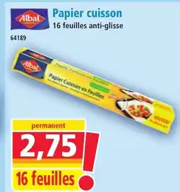 Norma Papier cuisson aanbieding