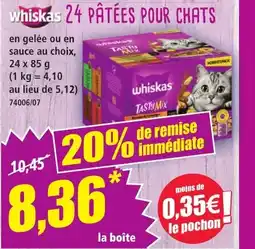 Norma Whiskas 24 pâtées pour chats aanbieding