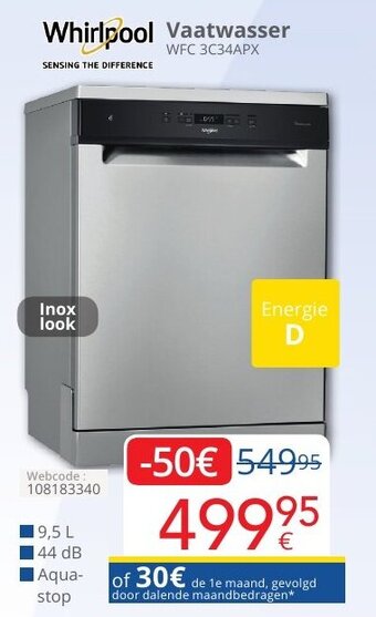 Eldi Whirlpool Vaatwasser aanbieding