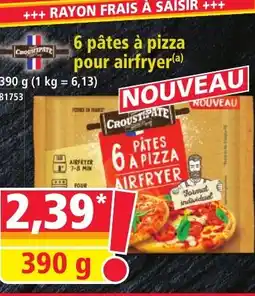 Norma 6 pâtes à pizza pour airfryer aanbieding
