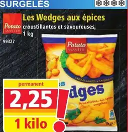 Norma Les Wedges aux épices aanbieding