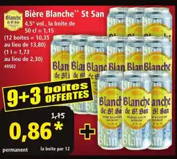 Norma Bière Blanche St San aanbieding