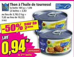 Norma Thon à l'huile de tournesol aanbieding