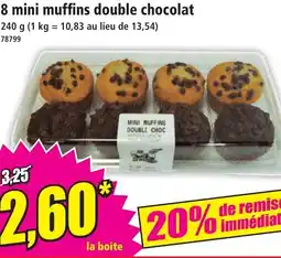Norma 8 mini muffins double chocolat aanbieding