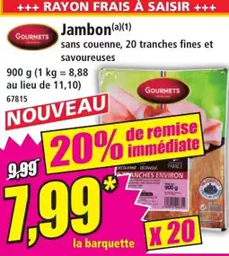 Norma Gourmets jambon aanbieding
