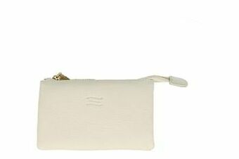 Berca Shoes Crinkles Portefeuille Dames Dames Geldbeugel Klein 12x8x3 Cm - Wit aanbieding