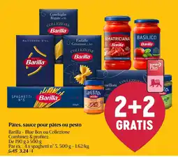 Delhaize Pâtes sauce pour pâtes ou pesto aanbieding