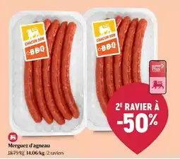 Delhaize Merguez d'agneau aanbieding