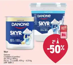 Delhaize Skyr Danone aanbieding