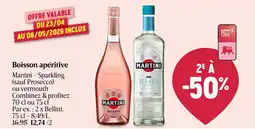 Delhaize Martini Boisson Apéritive aanbieding