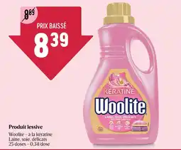 Delhaize Woolite Produit Lessive aanbieding