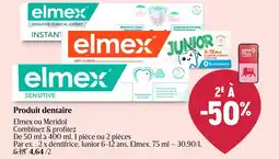 Delhaize Elmex ou Meridol Produit Dentaire aanbieding
