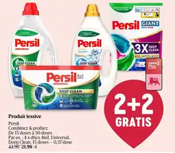 Delhaize Persil Produit Lessive aanbieding