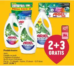 Delhaize Ariel Produit Lessive aanbieding