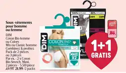 Delhaize DIM Sous Vêtements Pour Homme ou Femme aanbieding