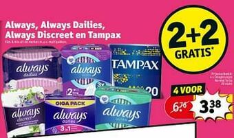 Kruidvat Inlegkruisjes normal to go aanbieding