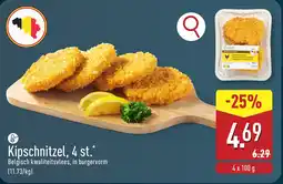 ALDI Kipschnitzel, 4 st. aanbieding