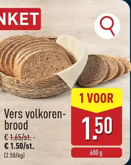 ALDI Vers volkorenbrood aanbieding