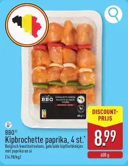 ALDI BBQ Kipbrochette paprika aanbieding