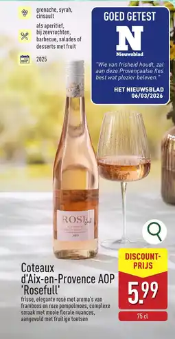 ALDI Coteaux d'Aix-en-Provence AOP Rosefull aanbieding