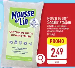 ALDI Mousse de lin sodakristallen aanbieding